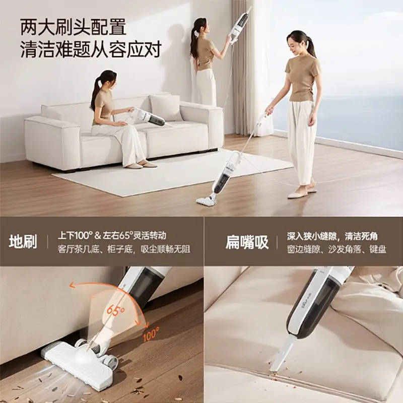 Corded Handheld Vacuum Cleaner Multifunctional Small All-in-One Dust Removal Powerful for Carpet Bed Pet Dog Cat Hair