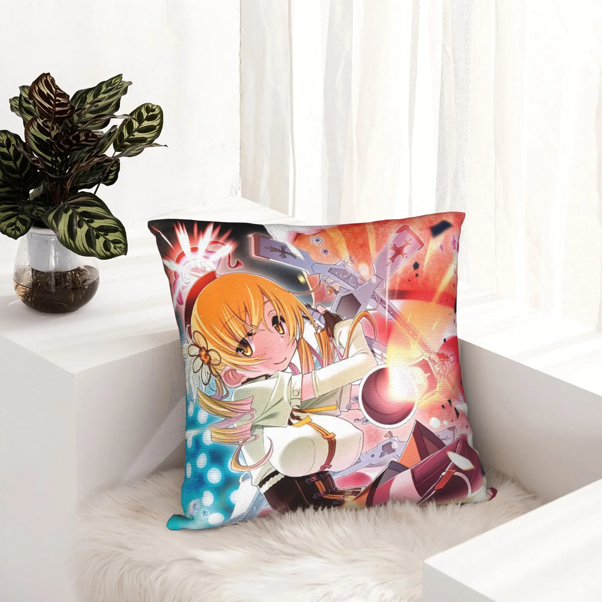Puella Magi Madoka Magica Anime Pillowcase Double-sided Printing Cushion Cover Gift  Pillow Case Cover