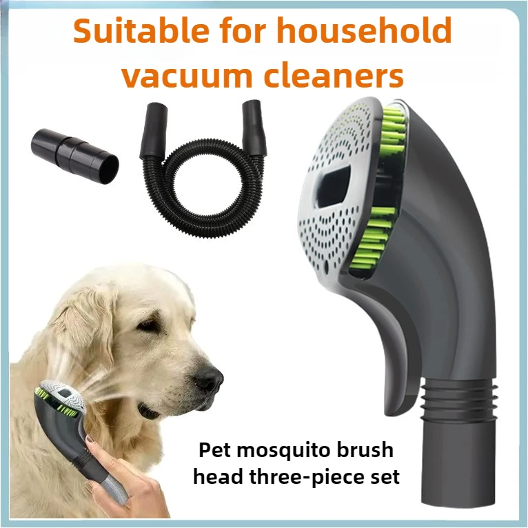 Pet Suction Brush Head Adaptation Vacuum Cleaner Accessories Pet Cat and Dog Brushes Head Soft Tooth Brush Inner Diameter 32m