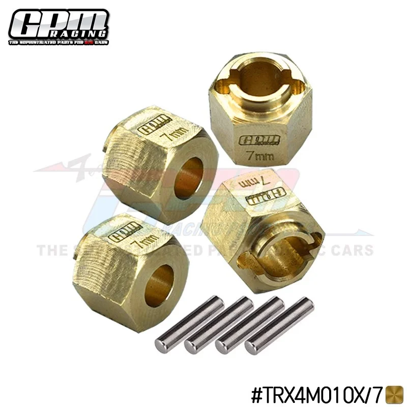 

TRAXXAS-1/18 4WD TRX4M brass single side widened 1.5mm hex joint 7MM