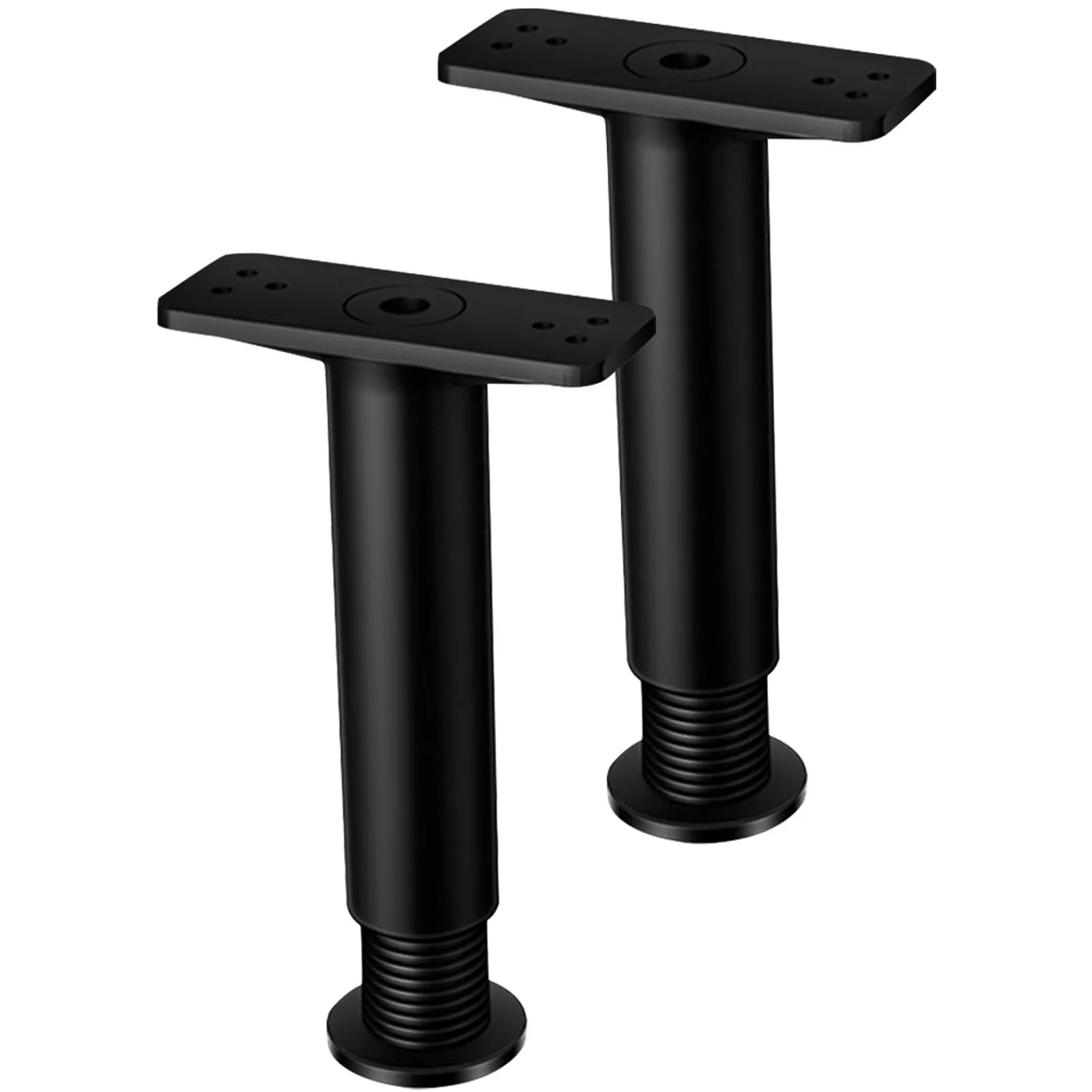 2Pcs Adjustable Bed Frame Center Support Legs 5.89-9.84in Height Range Sturdy Plastic Steel Bed Reinforcement Kit for Mattress