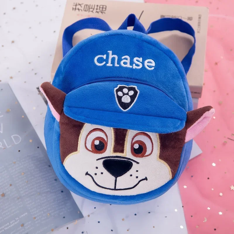 Paw Patrol Dog Cute Cartoon Children Plush Toy Bag Kindergarten Boy Girl Baby Bag Children pat patrouille birthday Toys Gift