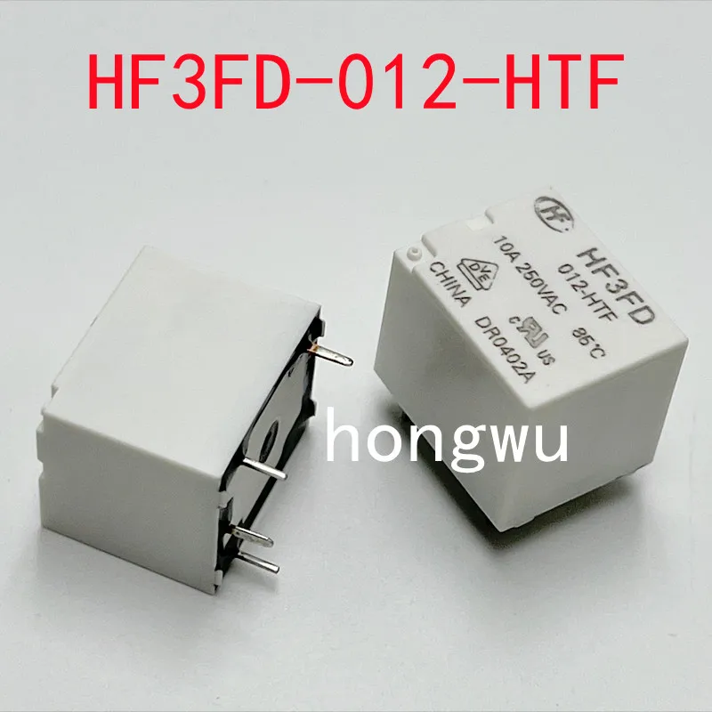 100% Original New 2PCS HF3FD-012-HTF DC12V relay 10A 4pins