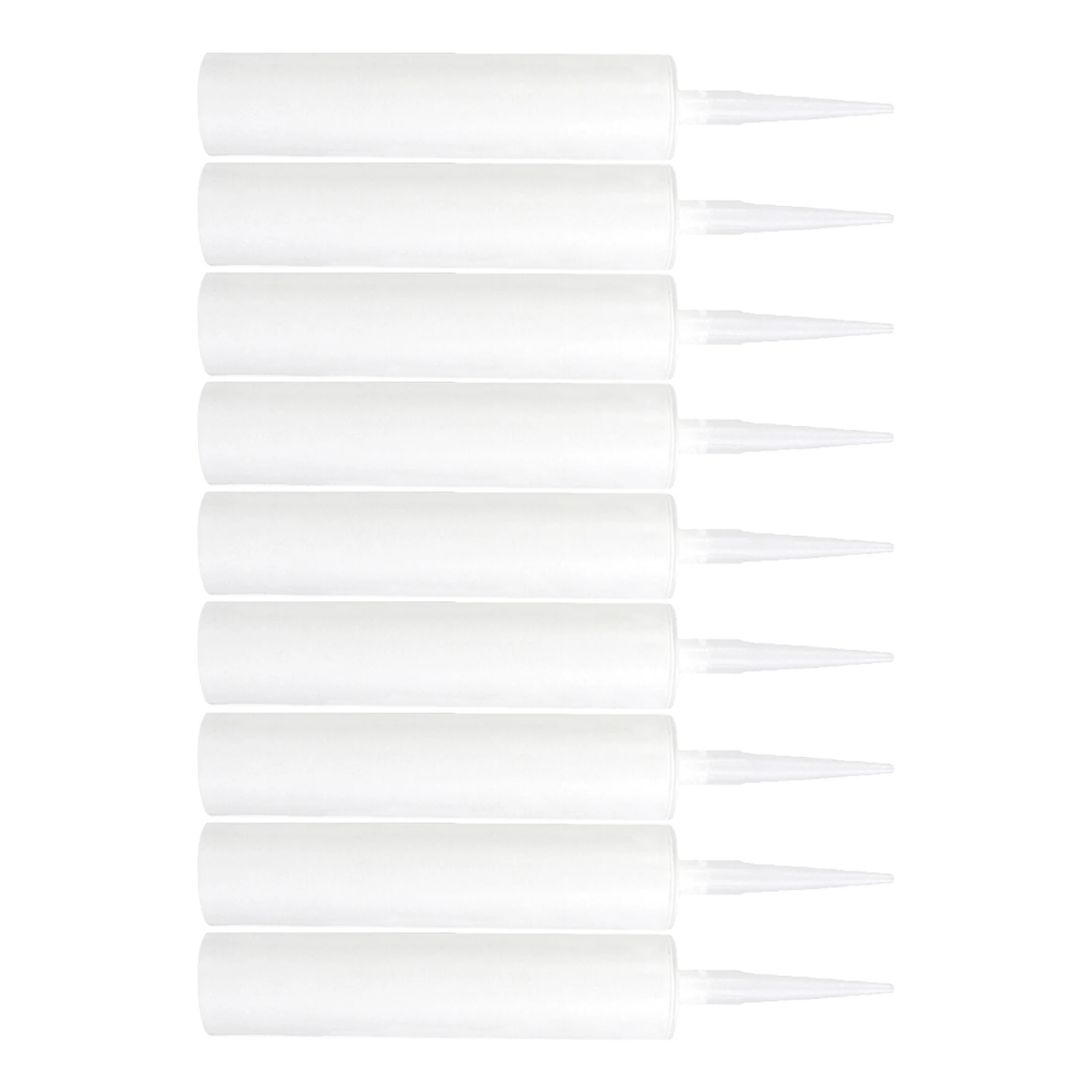 

9pcs Durable Reusable Empty Caulking Tubes Easy Dispensing Repair Sealing Grouting Tile Latex Caulk Applications Power Tools