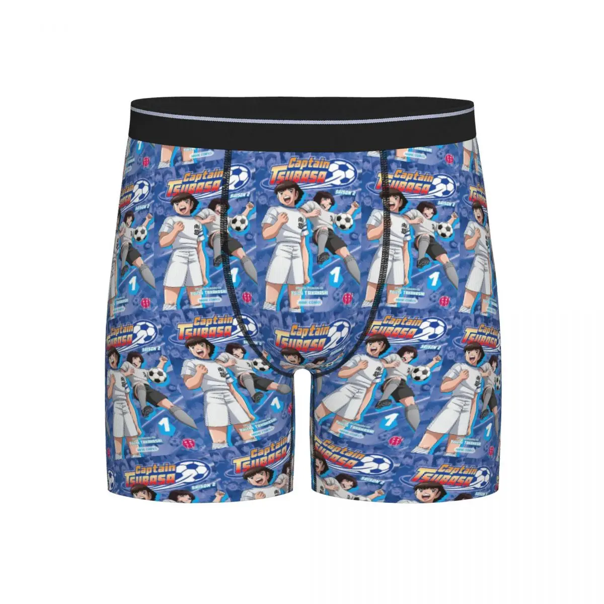 

Long Boxer Underpants Shorts Captain Tsubasa Panties Male Comfortable Underwear for Homme Man Boyfriend Gifts