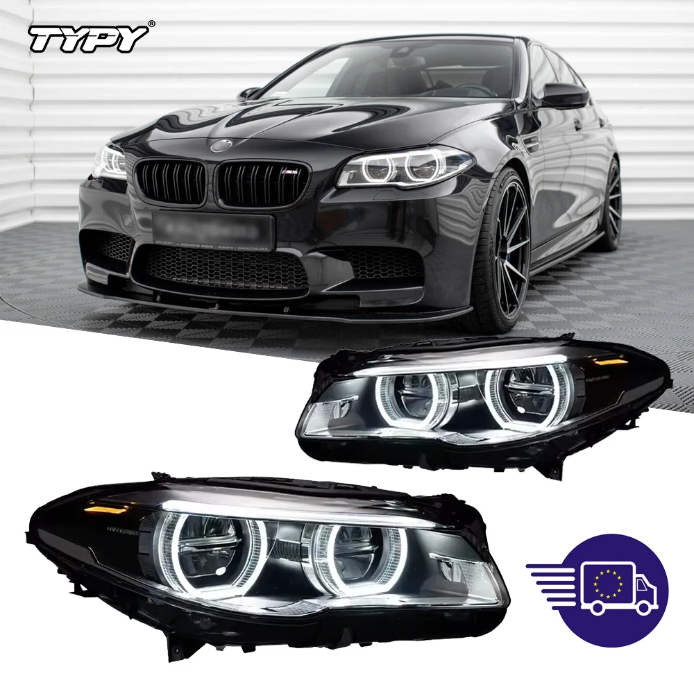 Feux avant pour BMW Série 5 F10 F18, phares LED 2010-2013, feux de jour, projecteur, accessoires auto