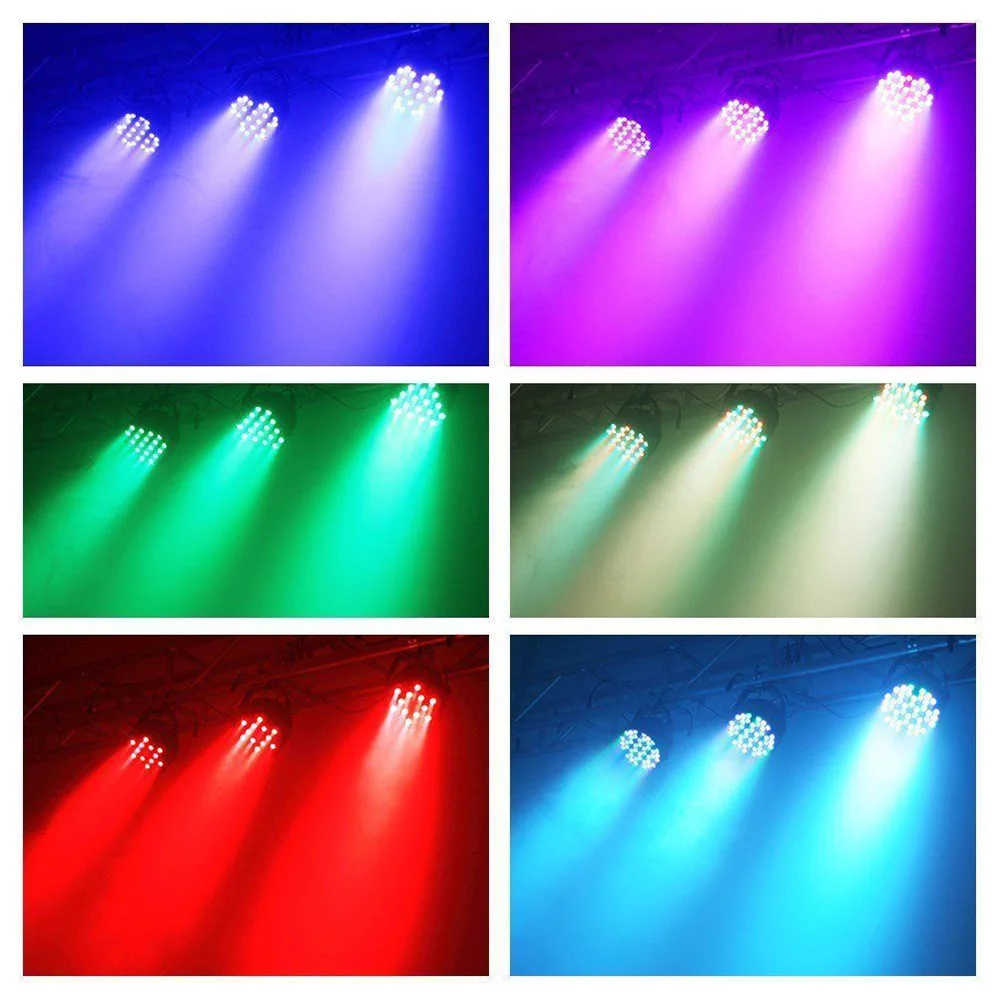 Led Stage Lights Voice Controlled Colorful 36 Led Lights Dj Disco Dmx Stage Lighting Effects Parties Weddings Bars Light Shows