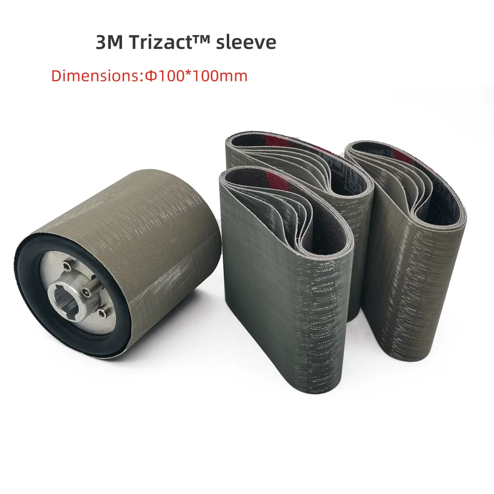 5PCS 100*315MM 237AA 3M Trizact Sleeves Sanding Belt For Metal Abrasive Band Grinder Sleeves