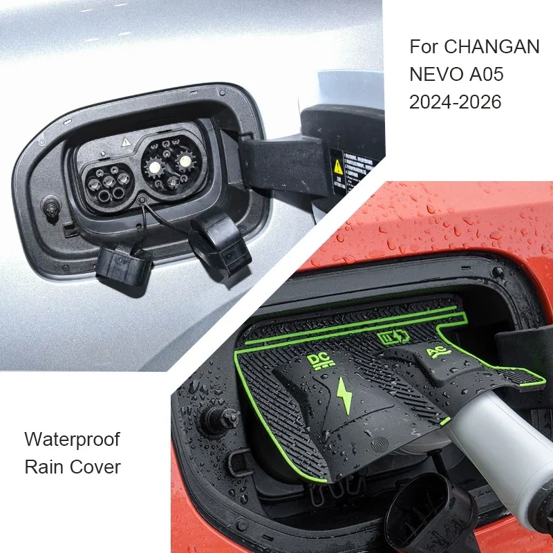 

For CHANGAN DEEPAL S05 S09 S07 G318 L07 NEVO A05 A06 V07 Q05 New Energy Car Charging Port Waterproof Cover Gun Charge Rain Cover
