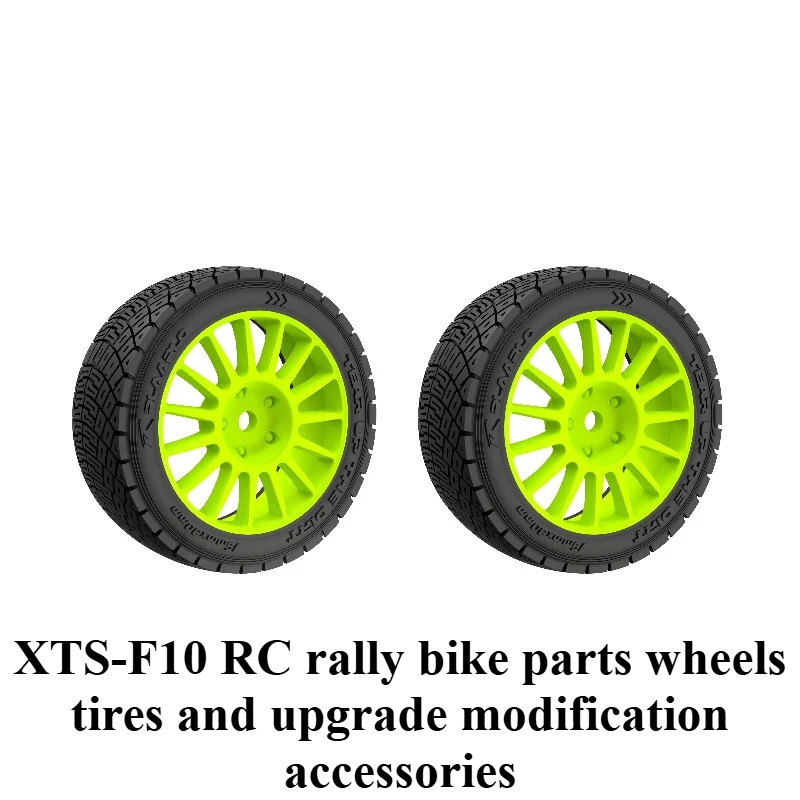 XTS-F10 RC Rally Bike Parts Wheels Tires Couplings Upgrade and Modification Parts