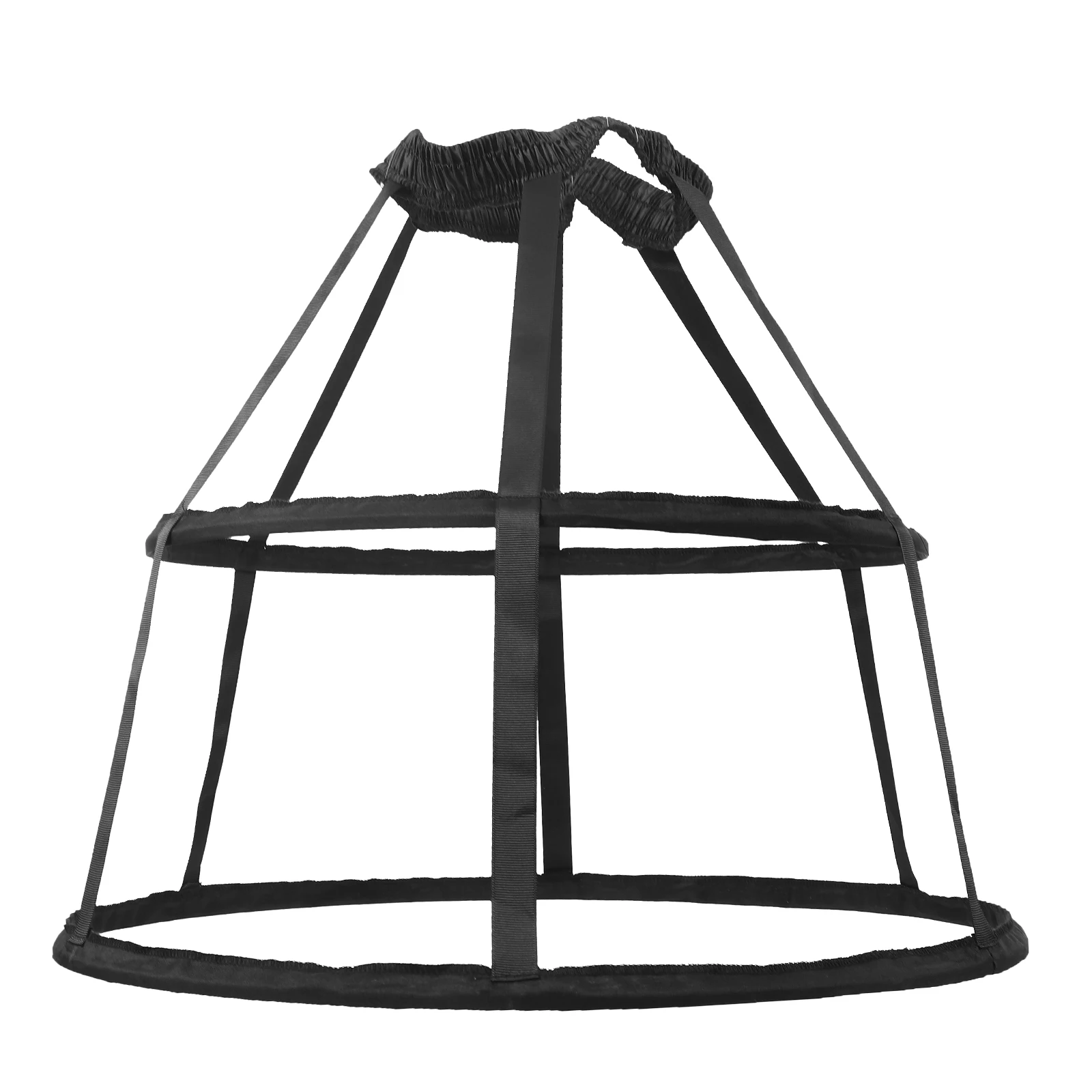 

Children's Skirt Petticoat Hoop Underskirt Black Cage Adjustable Size Metal Cloth Lolita Cosplay Dress Accessories