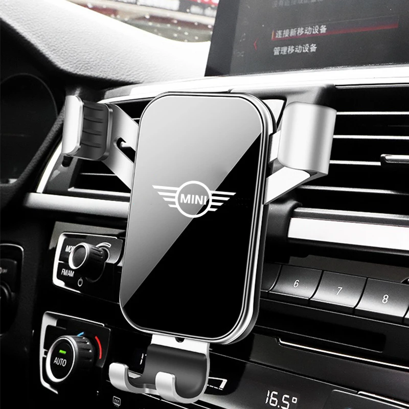 Car Gravity Phone Holder Air Vent Clip Mount Mobile Cell Stand Smart Holder For MINI Cooper Clubman R55 R56 R57 R58 R59 F54