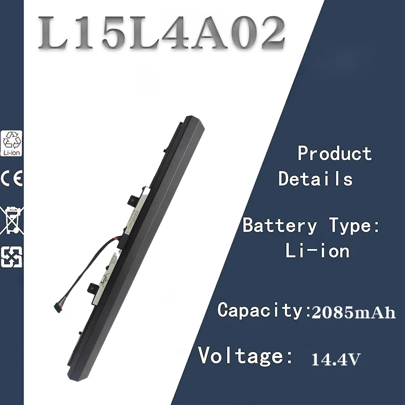 

Lenovo Laptop Battery for L15L4A02 14.4V 2085mAh Compatible with Zhaoyang E42-80 E52-80 V110-15AST