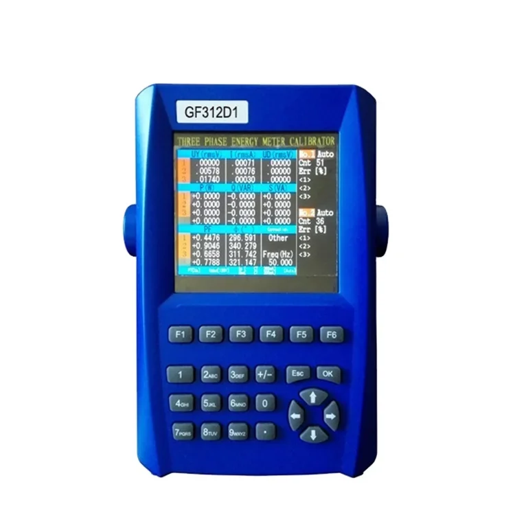 Online electricity meter testing equipment GFUVE GF312D1 Three phase energy meter calibrator with english display and operation