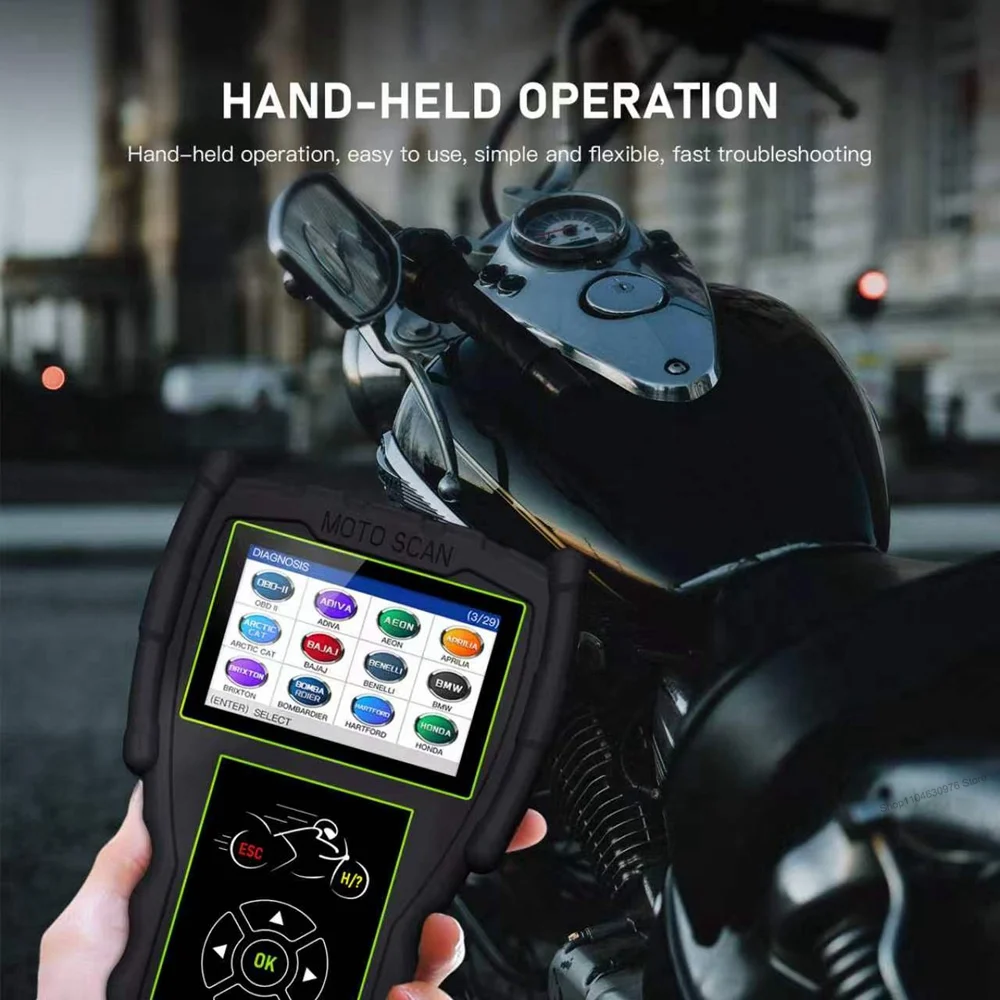 JDiag OBD2 Motorcycle Diagnostic Scanner M100 Pro Motorbike Code Reader Fault Diagnostic Tool For BMW Kawasaki Yamaha Suzuki KTM