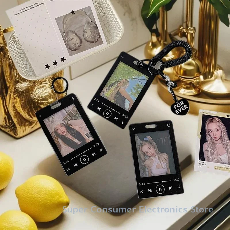 Smart Sound Machine Star Snapshot Carrier School ID Sleeve Image Showcase - Protective Memorabilia Case Keyfob Handbag Dangler