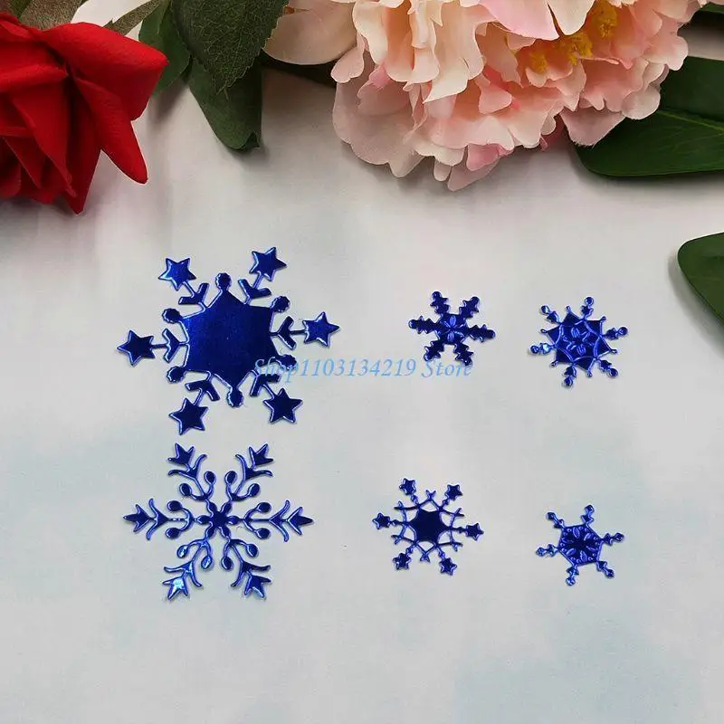 N5KC Christmas Snowflake Metal Cutting Dies Stencil DIY Scrapbooking Album Stamp Pape