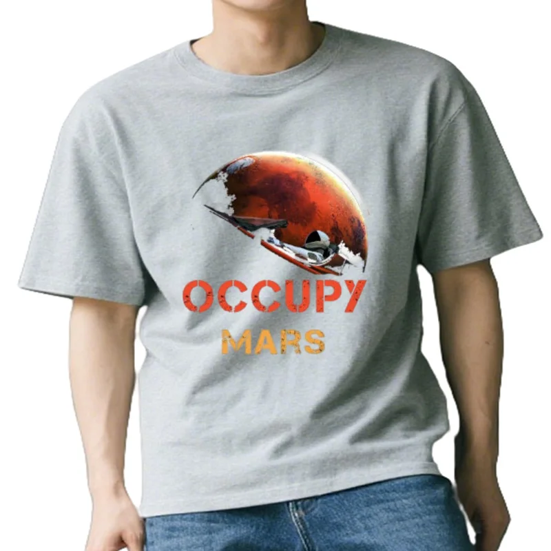 SpaceX-T-shirt pour Homme et Femme, Grain Bfr Rocket, Harajuku Punk Space X Logo Elon Musk AtlanGraphic, Y2k Starship Bl