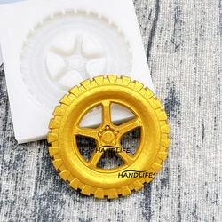 Tyre Wheel Silicone Cake Baking Mold Sugarcraft Chocolate Cupcake Fondant Decorating Tools