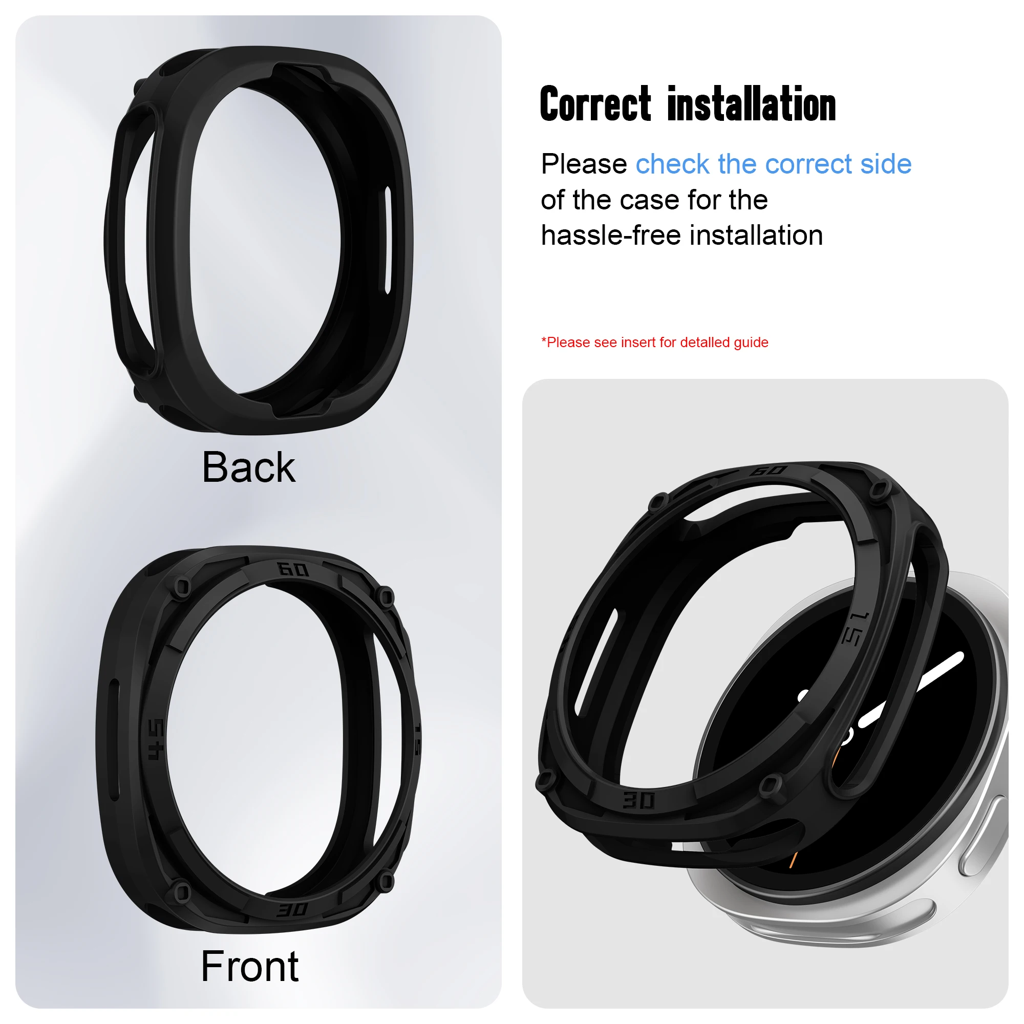 เคสแบบแข็งสำหรับซัมซุงกาแล็กซี - Samsung Smartwatch Accessories บทวิจารณ์และราคา