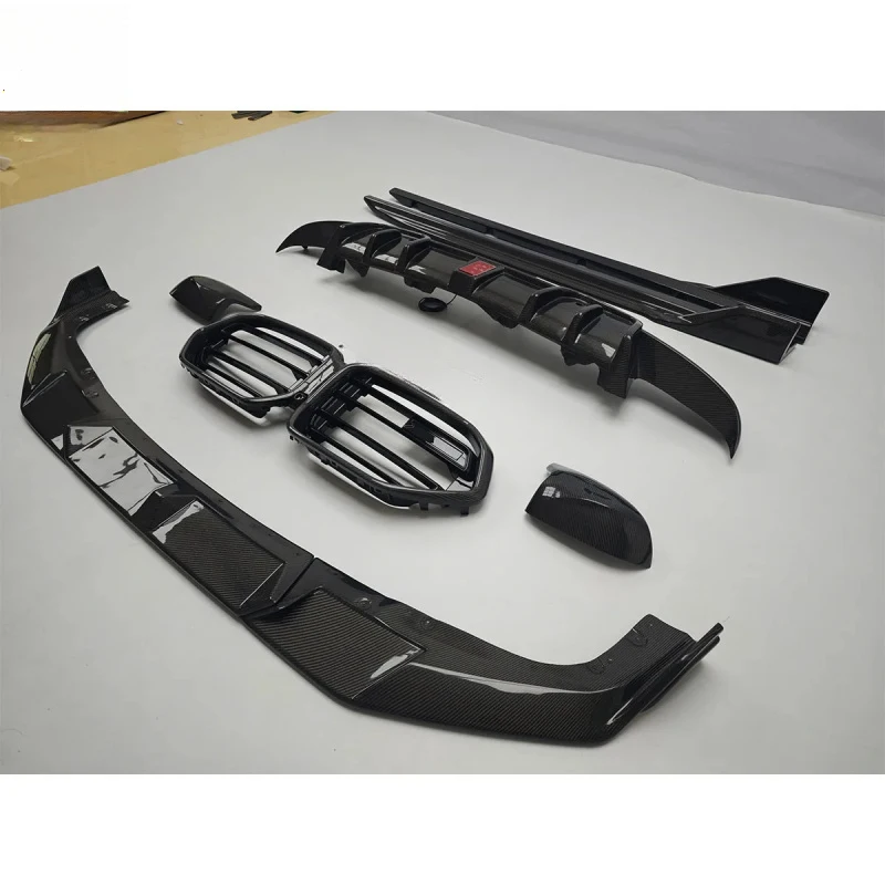 

Premium Car Accessories F95 LCI WET Carbon Body Kit Front Lip Side Skirts Rear Diffuser Girlle Mirror Cover Durable