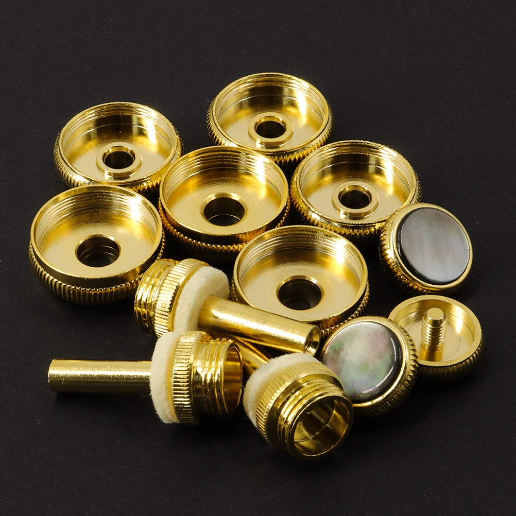 

1Set Sturdy Trumpet Buttons Precision Crafted Stable Quality Durable Metal Construction Compact Portable Design