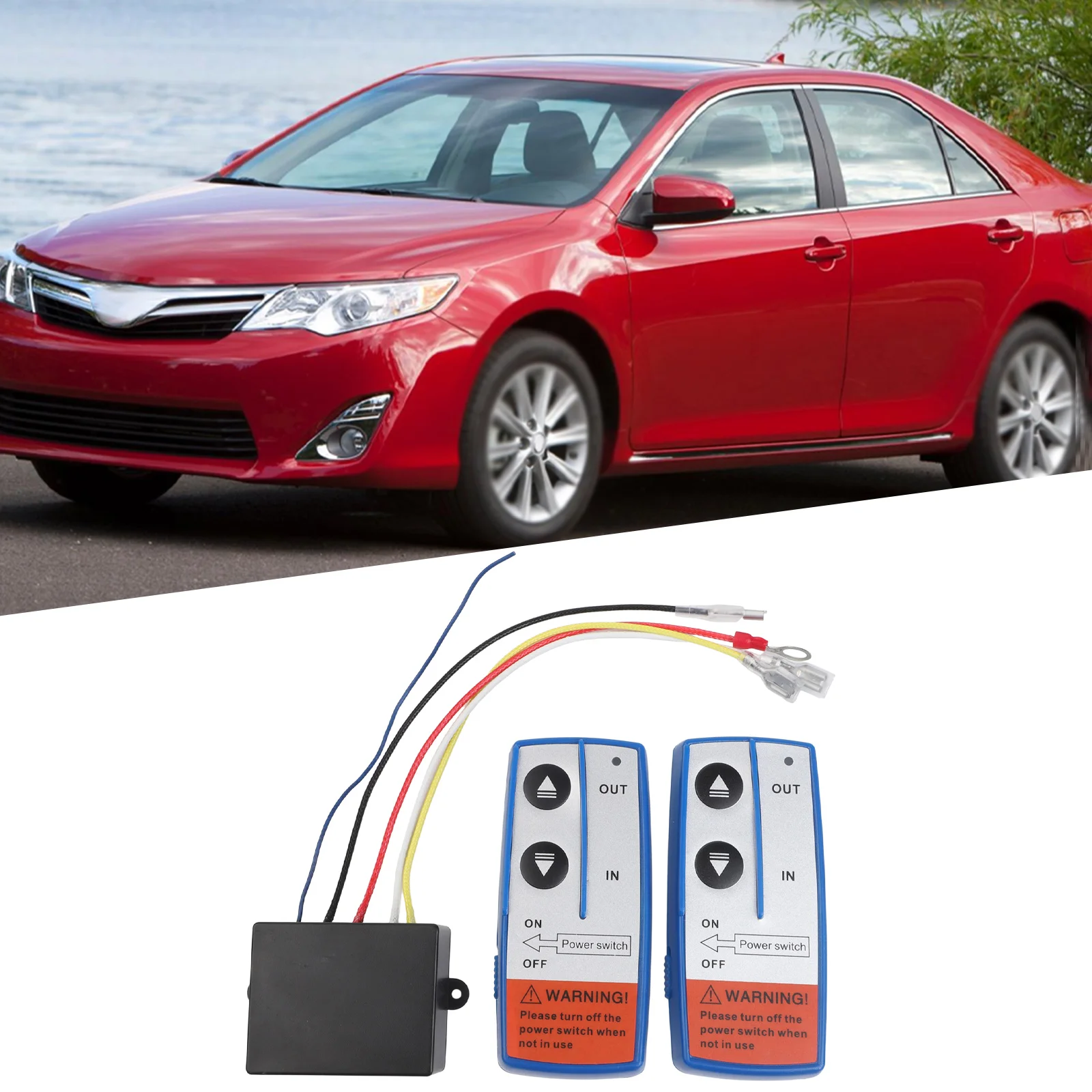 500A for winch Contactor 12V for winch Relay Recovery Situations As Shown In The Figure 2.4GHz Digital Remote Easy Installation