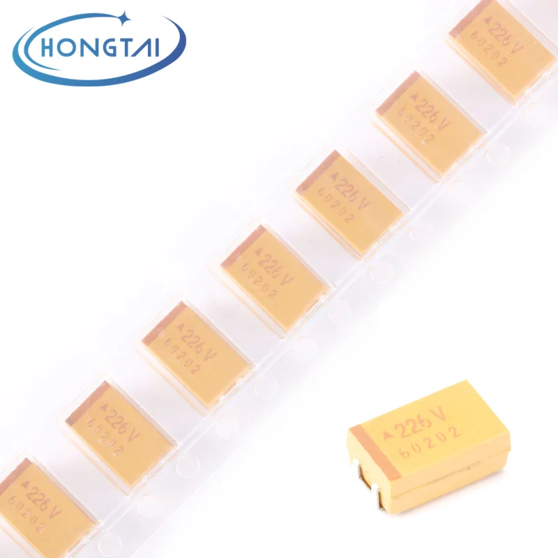 10PCs SMD Tantalum capacitor 226K 7343D 35V 22UF ±10% TAJD226K035RNJ capacitors