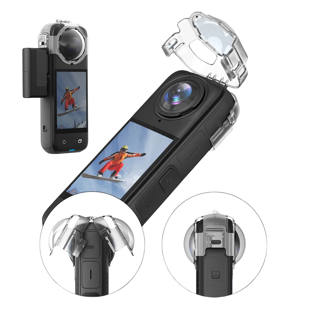 Protective Case Anti-fog Protective Cover Snap-on Protective Sport Camera Cover for Insta360 X4 for Insta 360 X4 Accessories