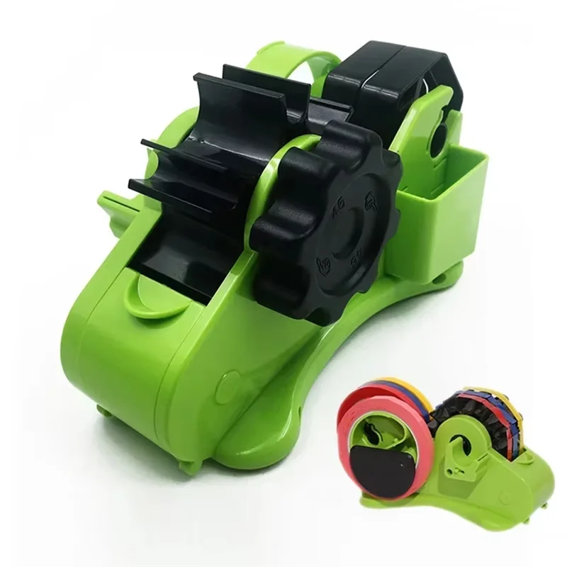 ABJO-Halbautomatischer Klebebandabroller, Mehrrollen-Schneiden, wiederverwendbarer Thermobandabroller für Thermotransferband