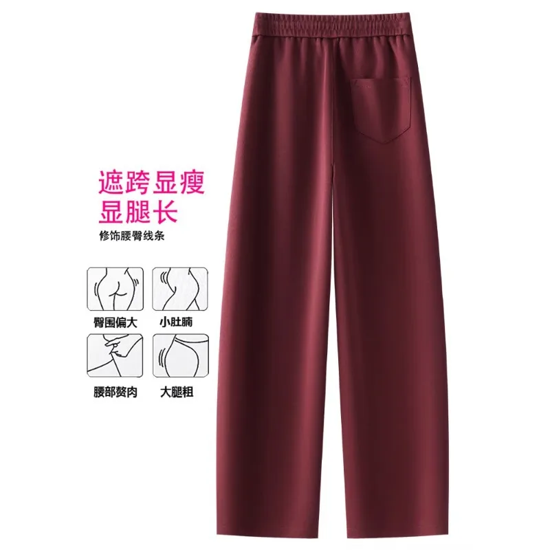 سروال Scimitar أصفر مستقيم الساق للنساء، وسراويل رياضية شتوية أنيقة، صغير الحجم يغطي الورك عالي الخصر #3