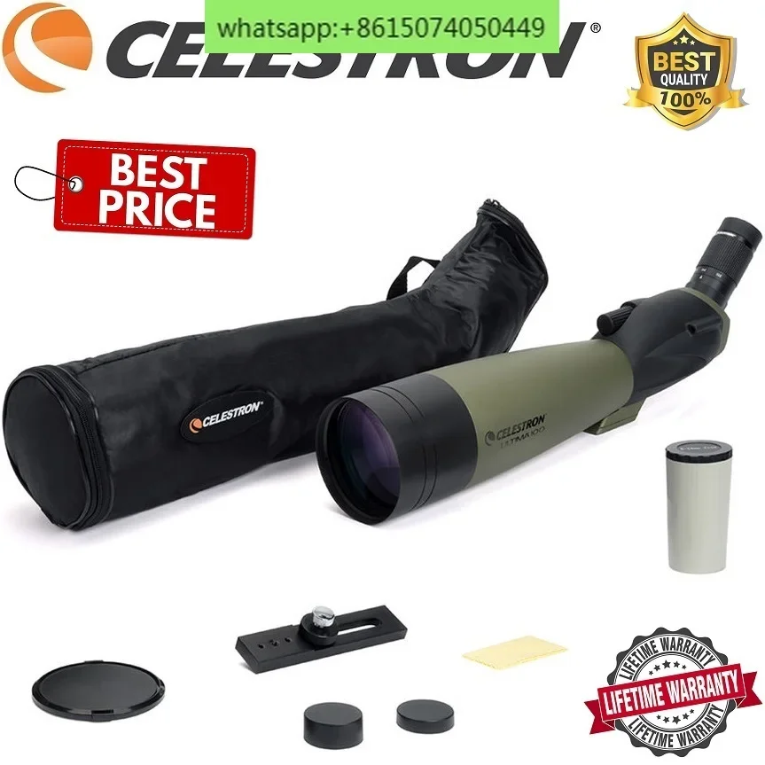 Celestron Ultima 100mm  Waterproof 45° Angled Target Shooting Spotting Scope 22-66x