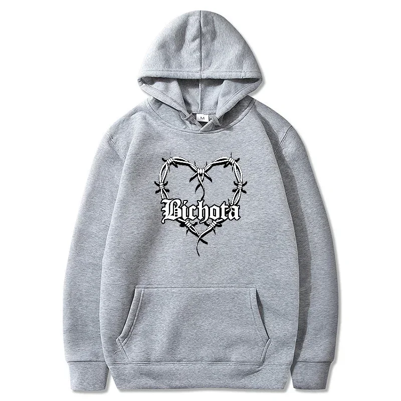 Rapper Bichota Hoodies Men Fashion Karol G Printed Sweatshirts Women Cool Casual Harajuku Streetwear Hooded Pullover Tracksuit