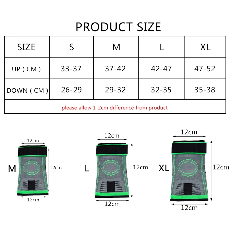 Kyncilor كرة السلة الكرة الطائرة اللياقة البدنية الركبة الأكمام مطاطا ضغط ضمادة النايلون النساء الرجال نيبادس الركبة دعم هدفين