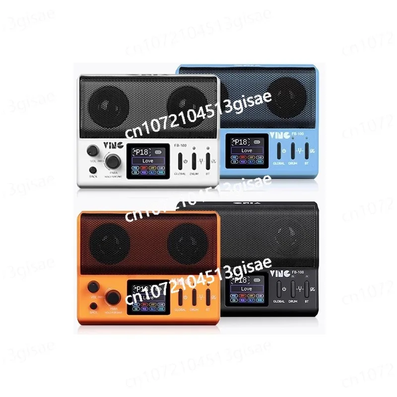 Guitar Amplifier Effector Pedal AMP Speaker with APP Vocal Removal [Incl. Taxes] VING FB100 Multi-Effects Processor & Bluetooth