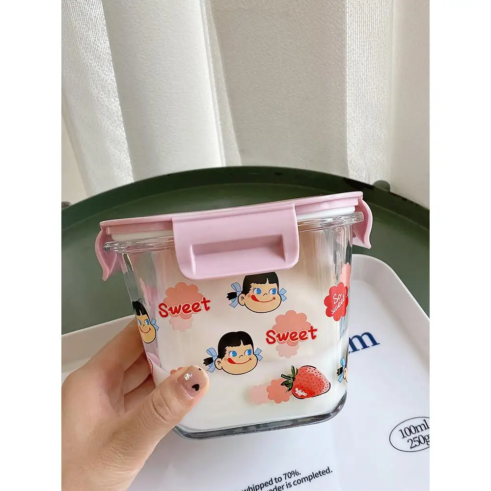 Microwave Safe Heatable Glass Soup Bowl Lunch Box Fruit Bento Box Takeaway Meal Container Adult Lunch Container Heat Resistant view 5