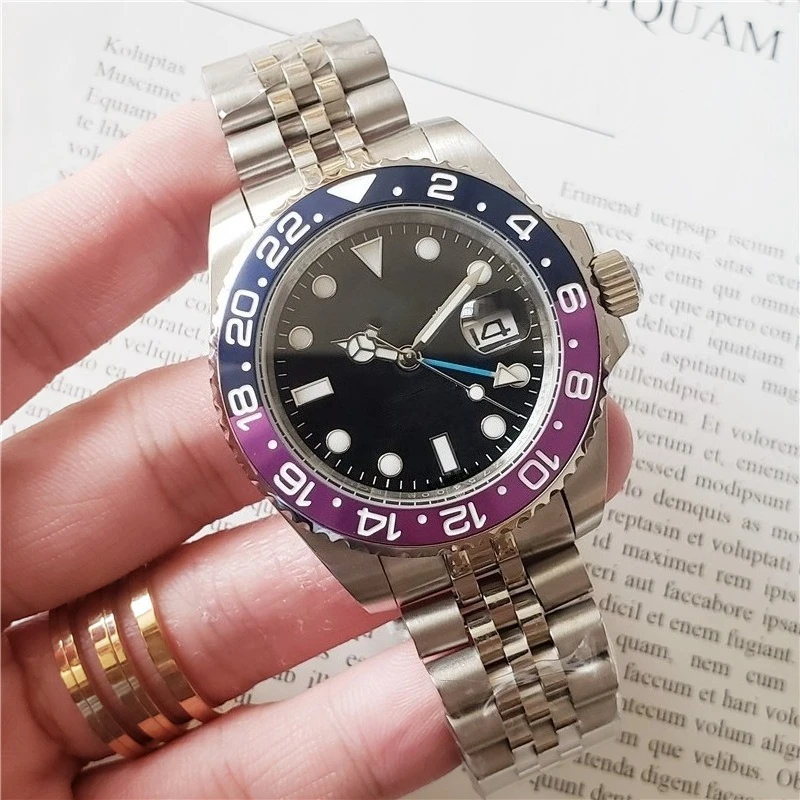 Designer Ceramic Bezel Quartz Watch for Men 4 Hand Casual 2025 New High Quality Fashion Wristwatch Accessories Gift