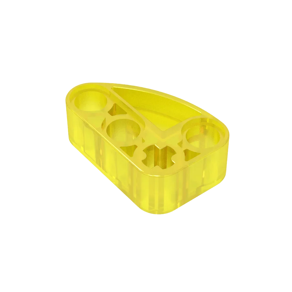 Senbo GDS-2016 Klocki konstrukcyjne Techniczna belka 2 x 3 w kształcie litery L z czwartą elipsą Gruba kompatybilna z lego 71708