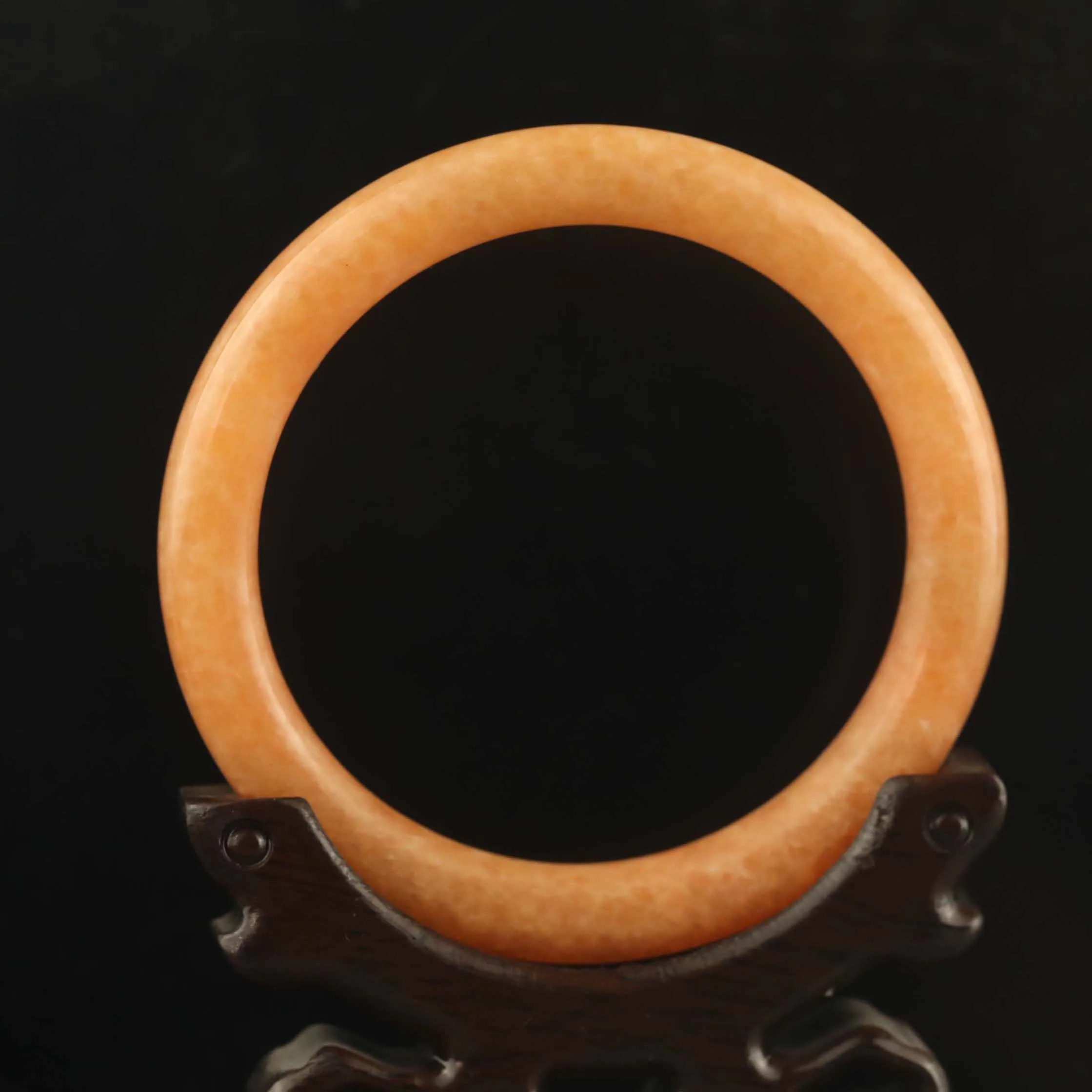 Old China Natural Jade Hand Carved bangle bracelet #52