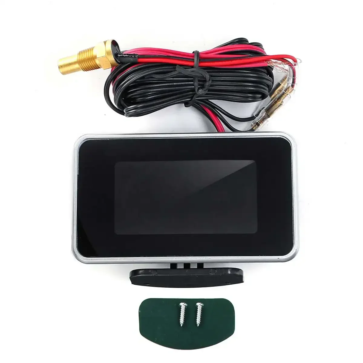2in1 12V 24V LCD with Buzzer Alarm M10 Car Digital Display Gauge Voltage Pressure Water Temp Meter
