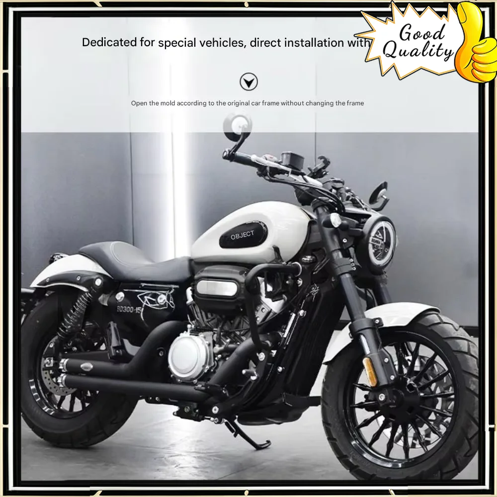 Good Quality For  Benda Chinchilla 300 modify the full section of the exhaust pipe, the sound is deep, thick and powerful