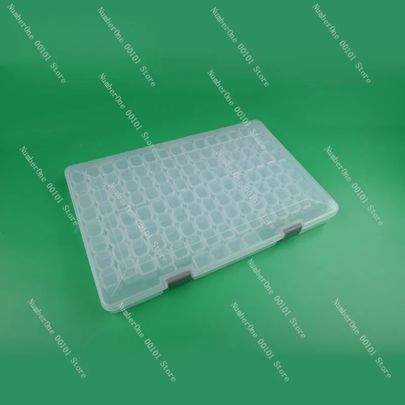 Mini Flip Lid Storage Organizer Box for SMD Electronic Components Small Screws Hardware Parts Sample Case with Divided