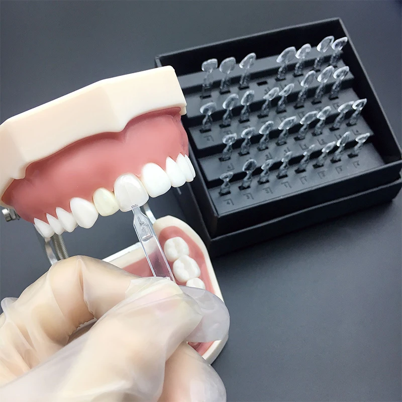 32 sztuk/zestaw Dental fornir Mold Kit żywica kompozytowa formy autoklaw przedni przednie zęby formy wybielanie zębów stomatologia narzędzia — zdjęcie 3