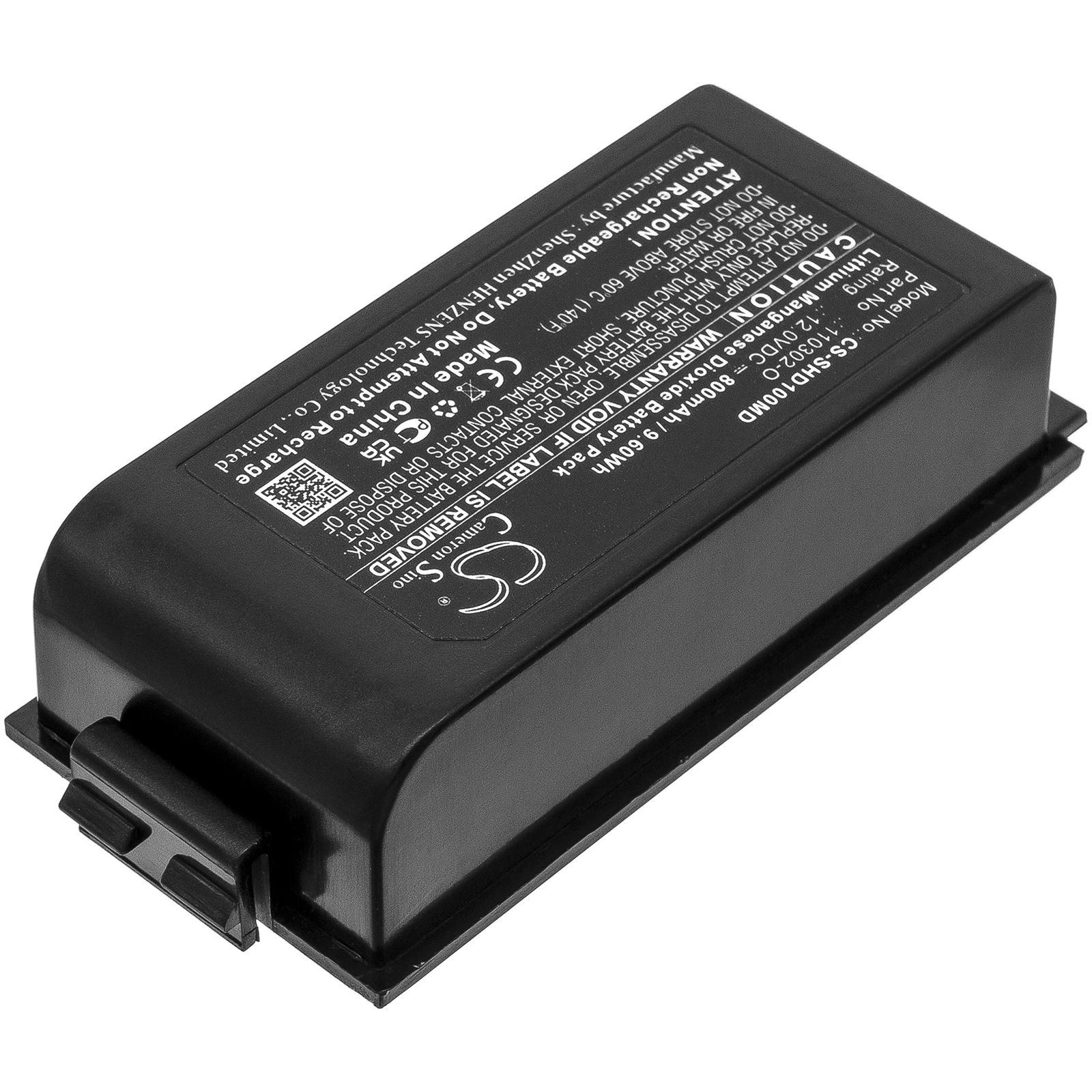 CS แบตเตอรี่ทางการแพทย์สำหรับ Schiller Defibrillator Easyport เหมาะกับ110302-O 800MAh/9.60Wh Li-MnO2 12.00V