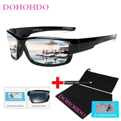DOHOHDO Men's Night Vision Sunglasses High Quality Polarized UV400 Driving Male Sun Glasses For Men Women Eyewear Gafas Gafas