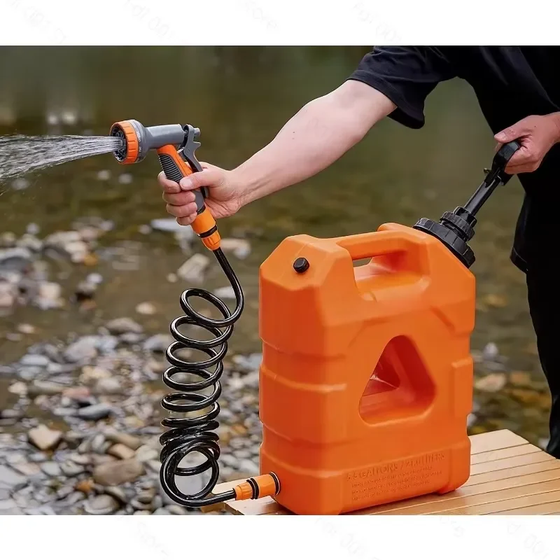 for Off-road Vehicle Pressurized Portable Shower Tank Outdoor Camping Self-driving Water Storage Bucket
