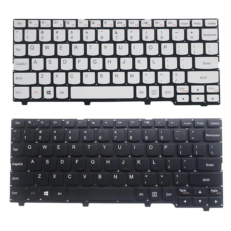 Z For Lenovo Ideapad 100s 100S-11IBY English Keyboard Laptop Keyboard Black/ White