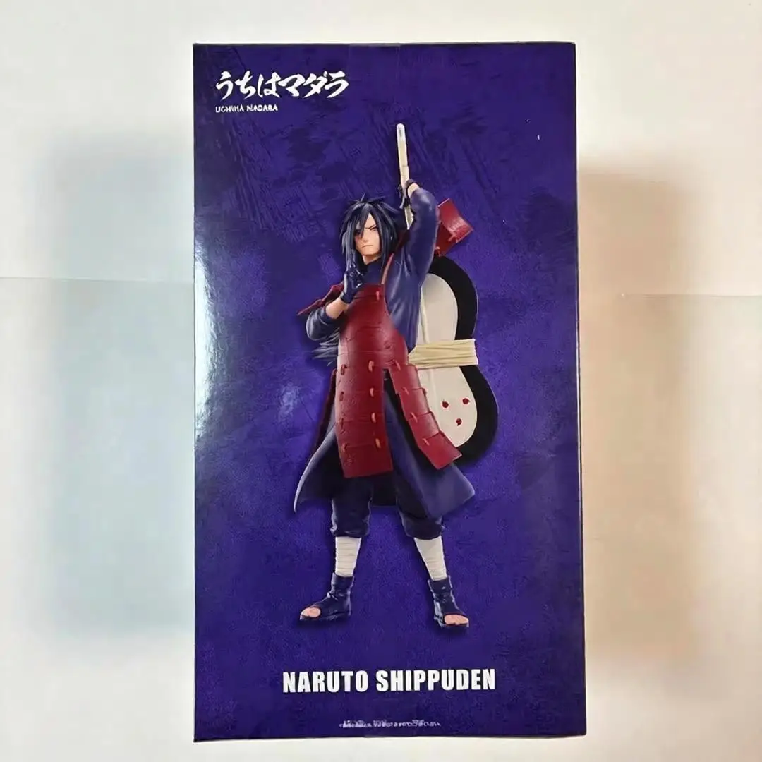 Original Banpresto Naruto Anime Uchiha Madara GiGO Campaign Action Figurine Toys PVC Model Figuarts Collection