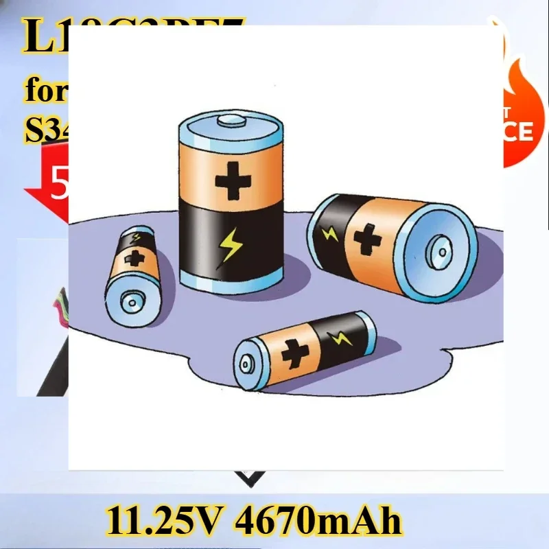 

Подходит для ноутбука Lenovo L18C3PF7, аккумулятор L18L3PF3 L18C3PH7 L18C3PF6 для Lenovo IdeaPad S340-14API S340/14IIL/14IML 14IWL