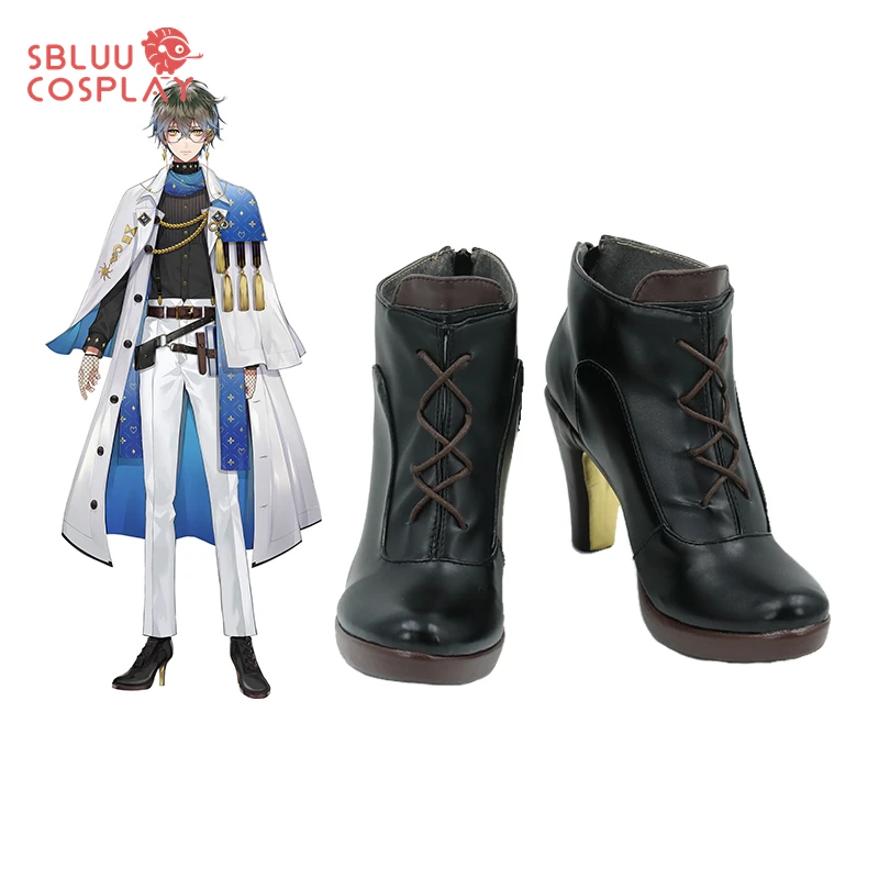 

SBluuCosplay Vtuber Ike Eveland Cosplay Shoes Custom Made Boots